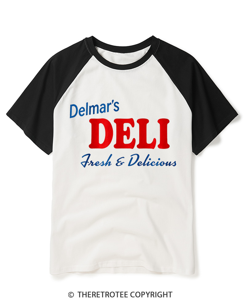 TheRetroTee Comic Movie Lover Vintage Raglan Baseball T-Shirt