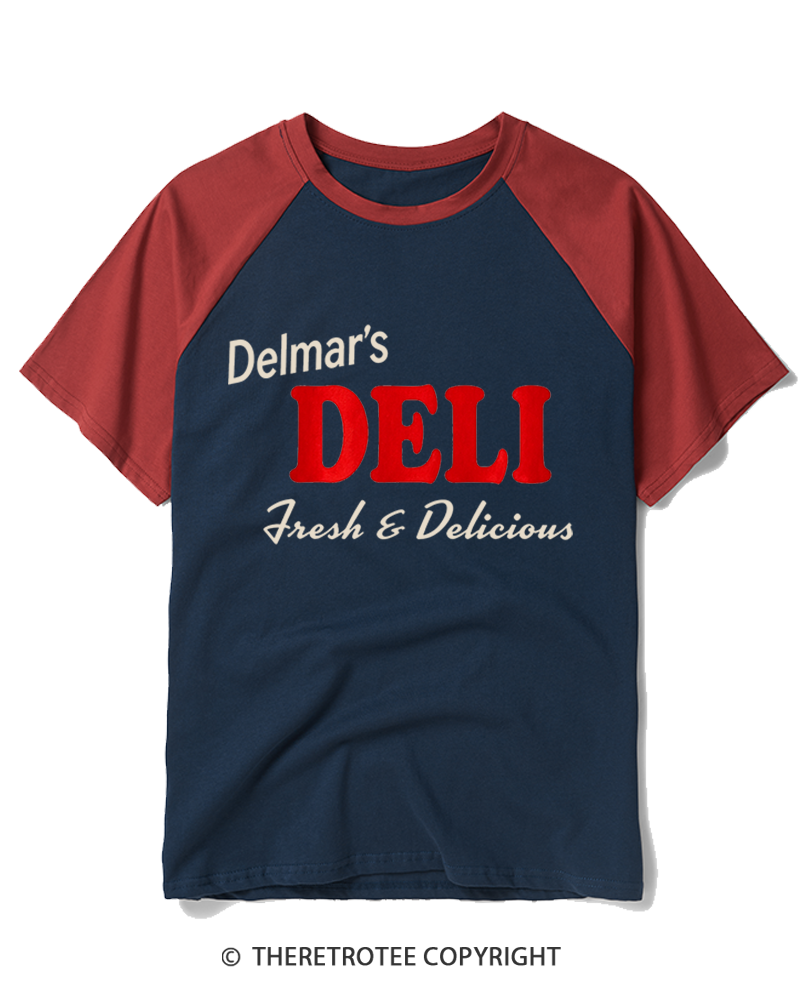 TheRetroTee Comic Movie Lover Vintage Raglan Baseball T-Shirt