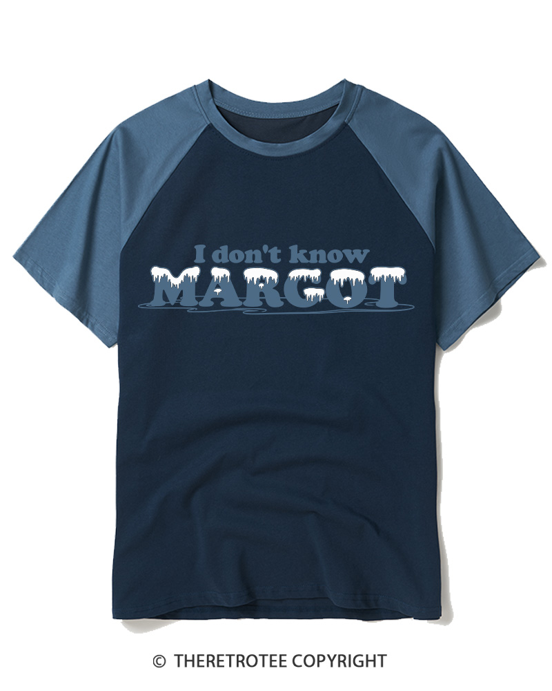 TheRetroTee I Don't Know 1980s Raglan Baseball T-Shirt
