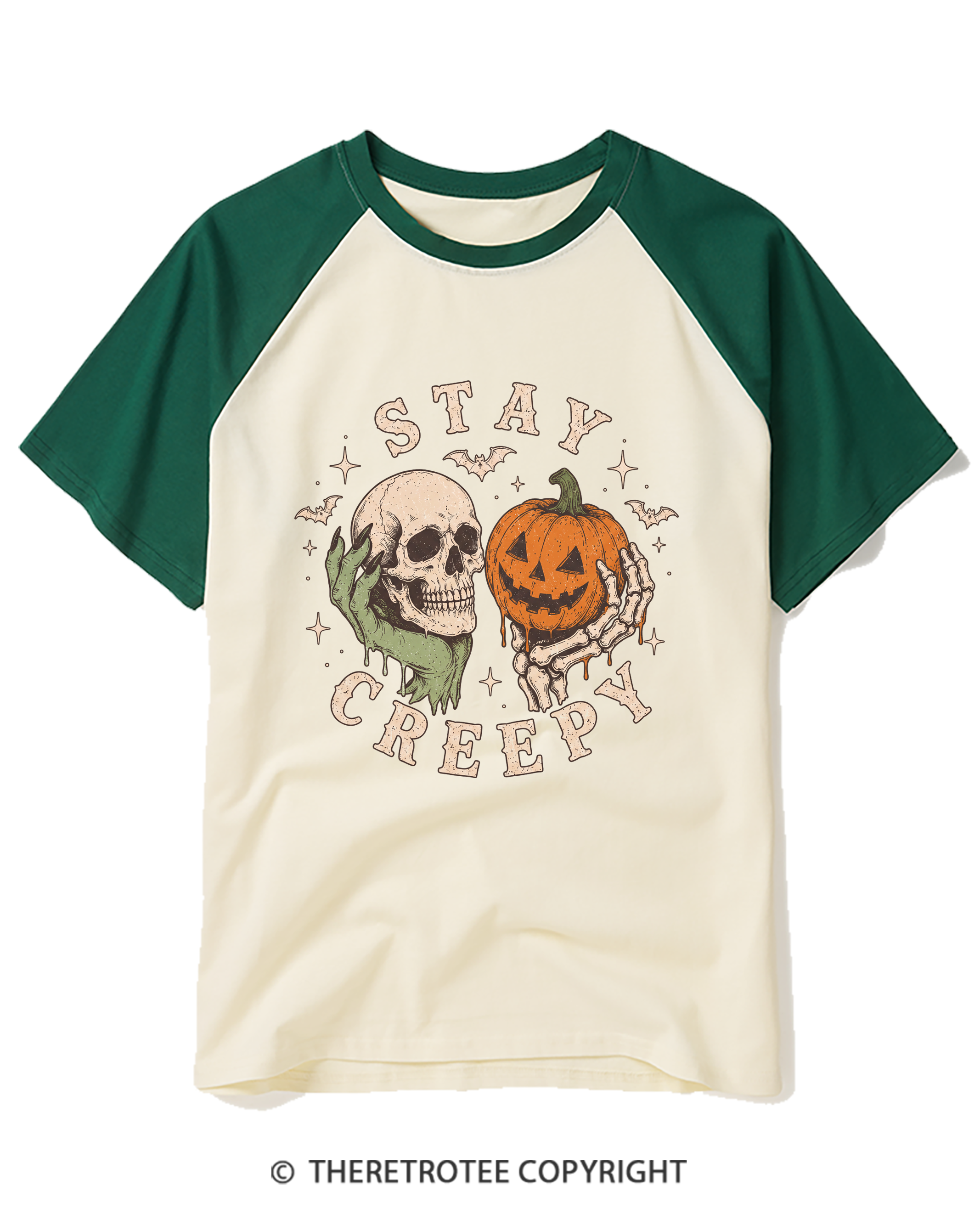 TheRetroTee Staying Alive 1990s Raglan Baseball T-Shirt