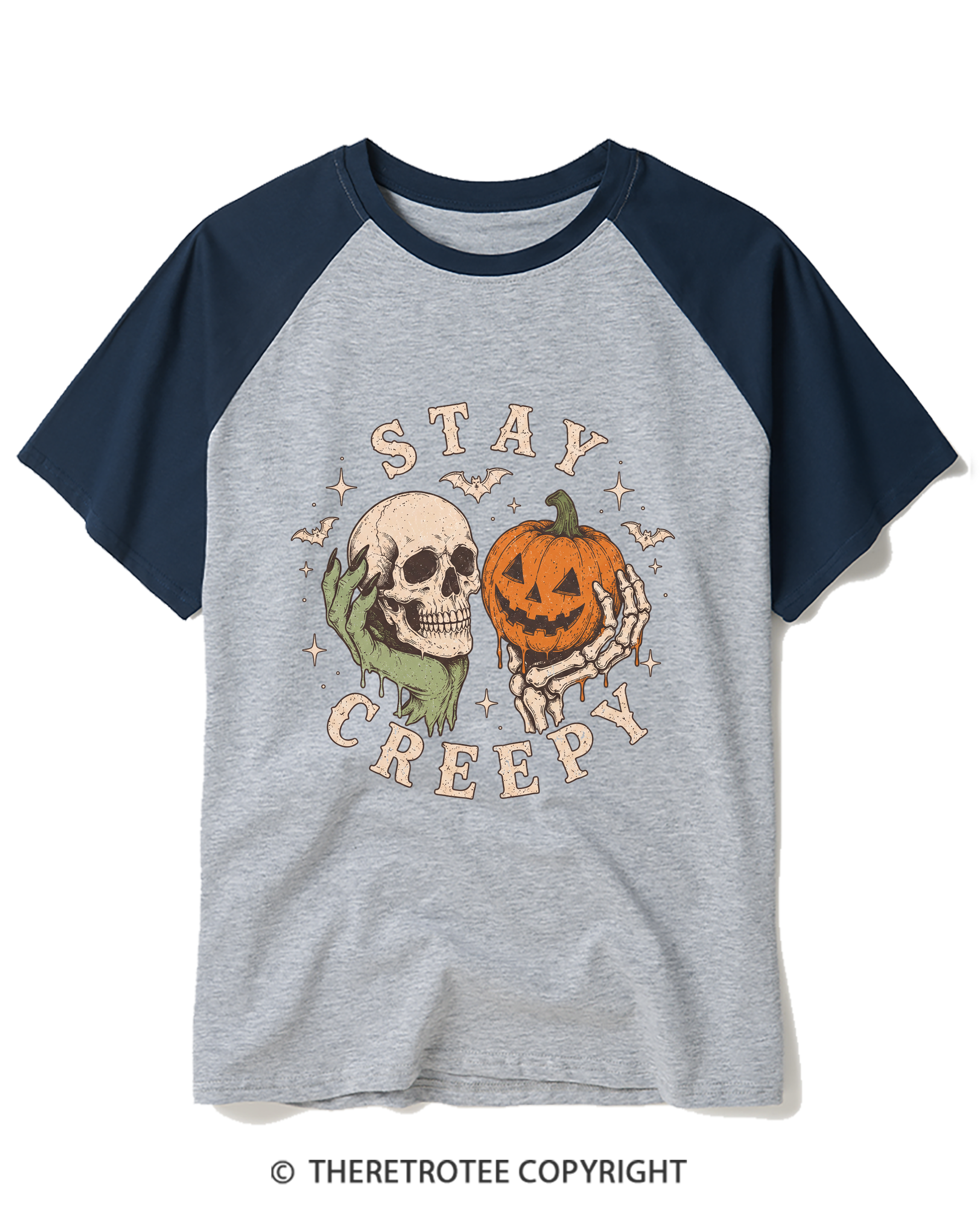 TheRetroTee Staying Alive 1990s Raglan Baseball T-Shirt