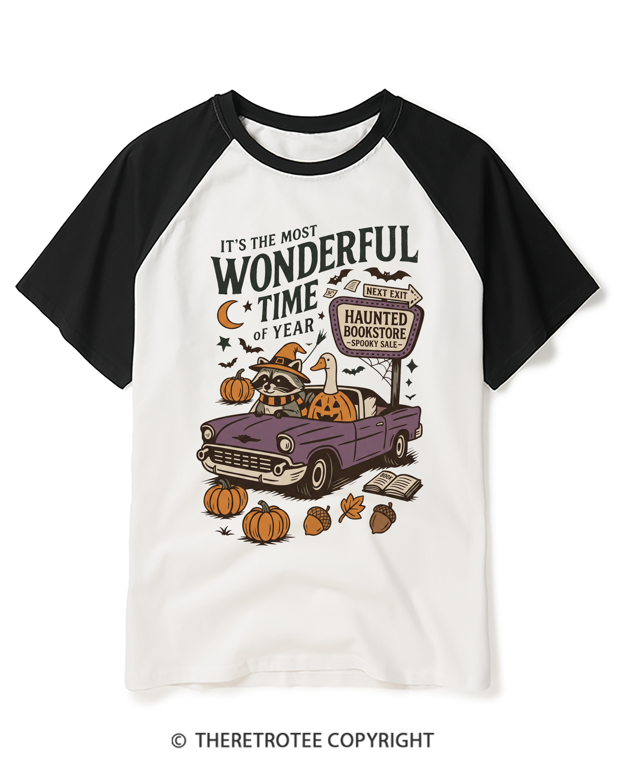 TheRetroTee It's The Most Wonderful Time Of The Year 1960s Raglan Baseball T-Shirt