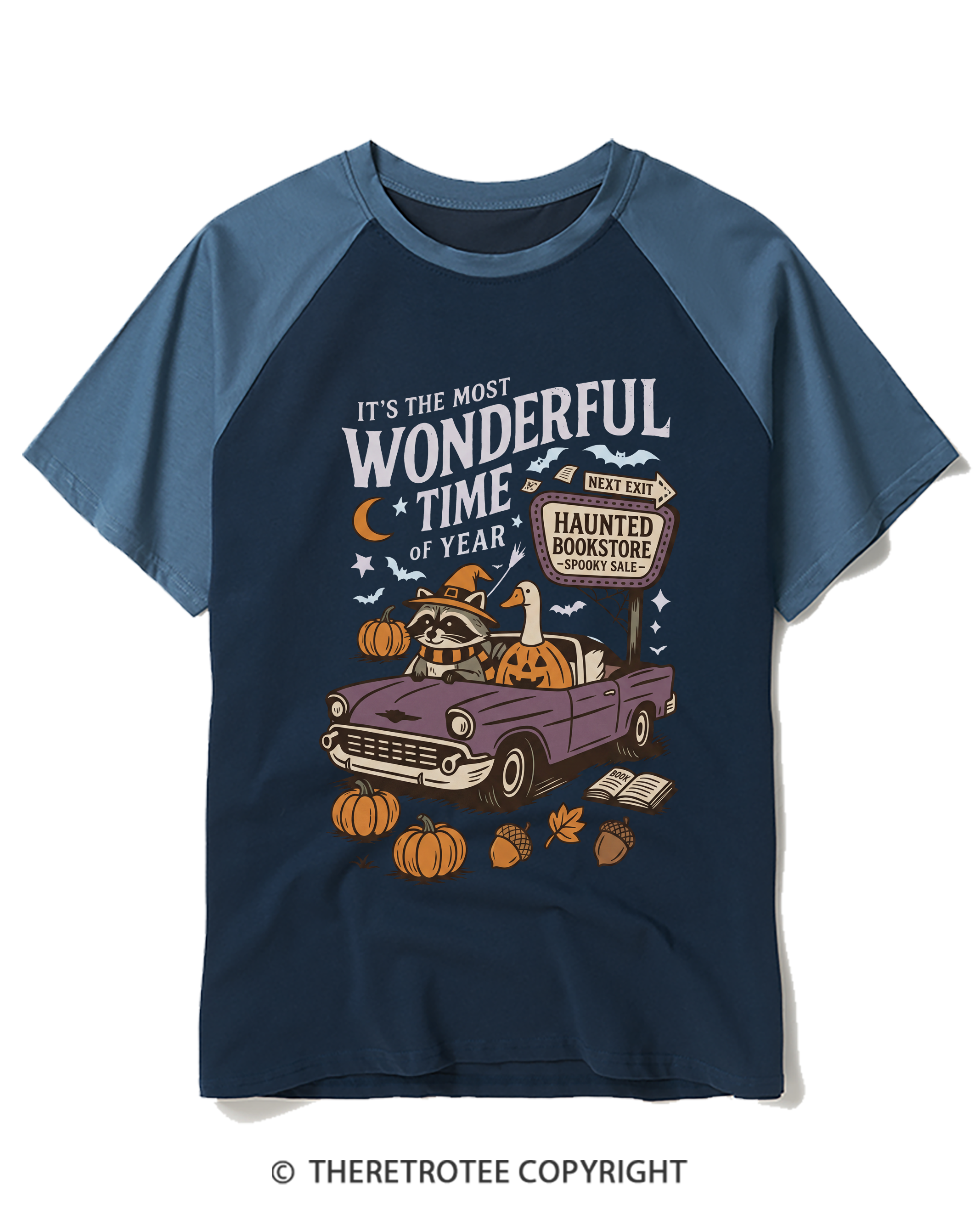TheRetroTee It's The Most Wonderful Time Of The Year 1960s Raglan Baseball T-Shirt