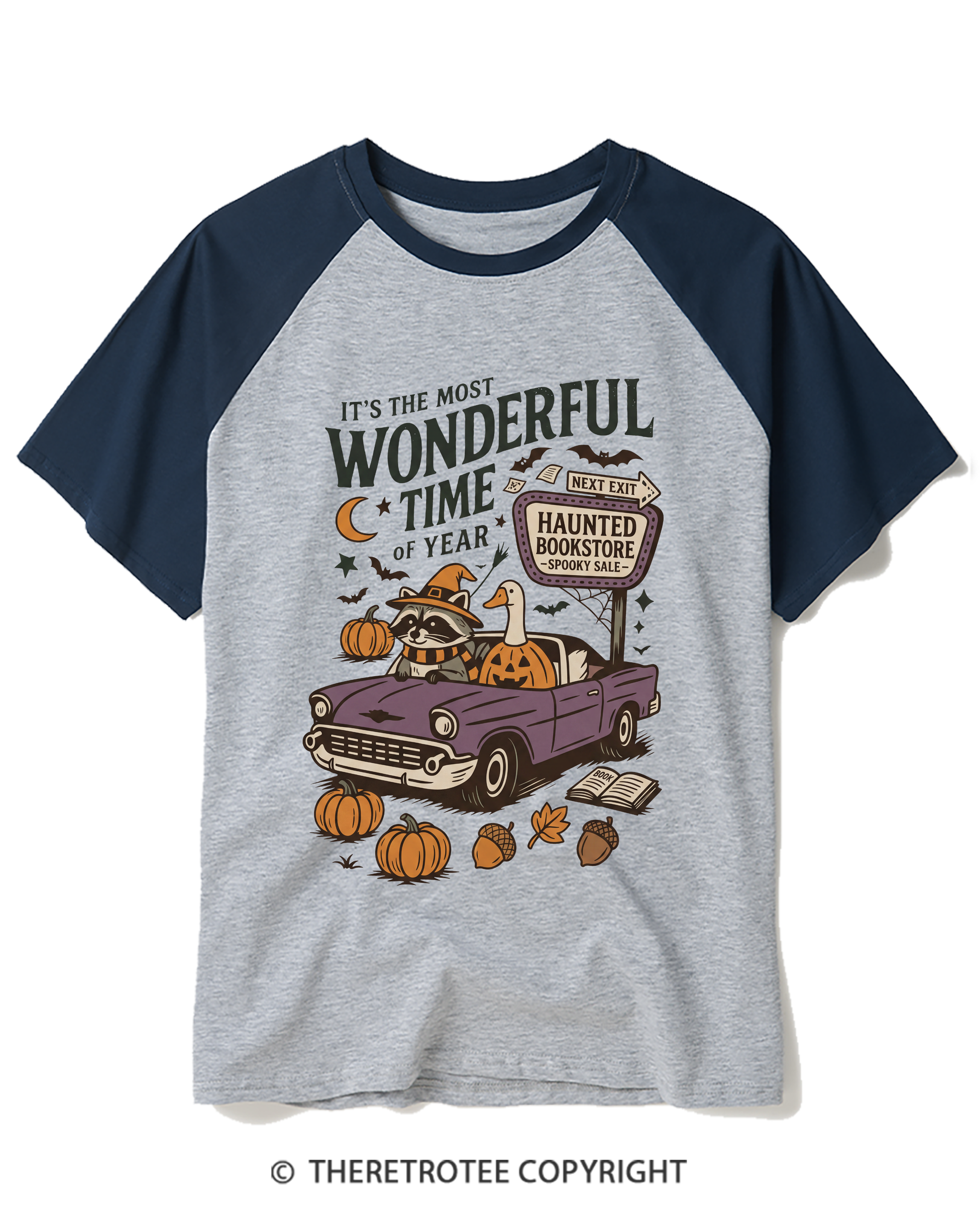 TheRetroTee It's The Most Wonderful Time Of The Year 1960s Raglan Baseball T-Shirt