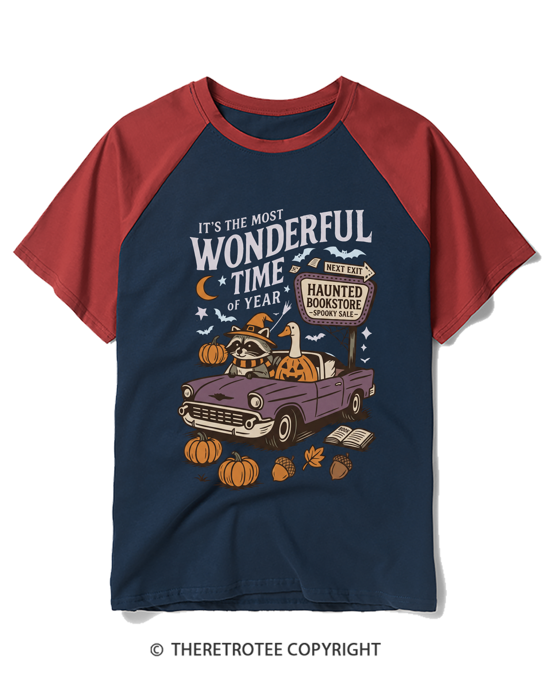 TheRetroTee It's The Most Wonderful Time Of The Year 1960s Raglan Baseball T-Shirt