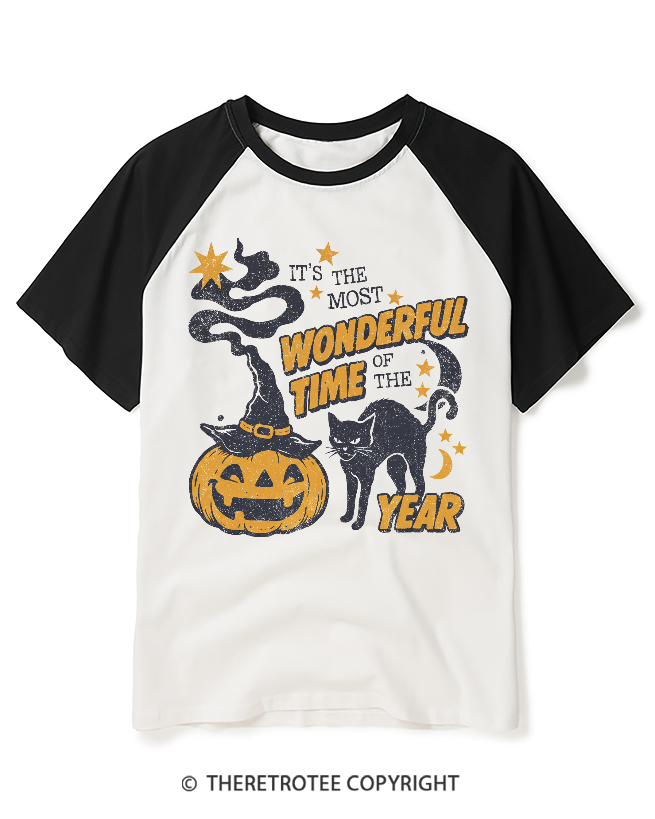 TheRetroTee It's The Most Wonderful Time Of The Year 1970s Raglan Baseball T-Shirt