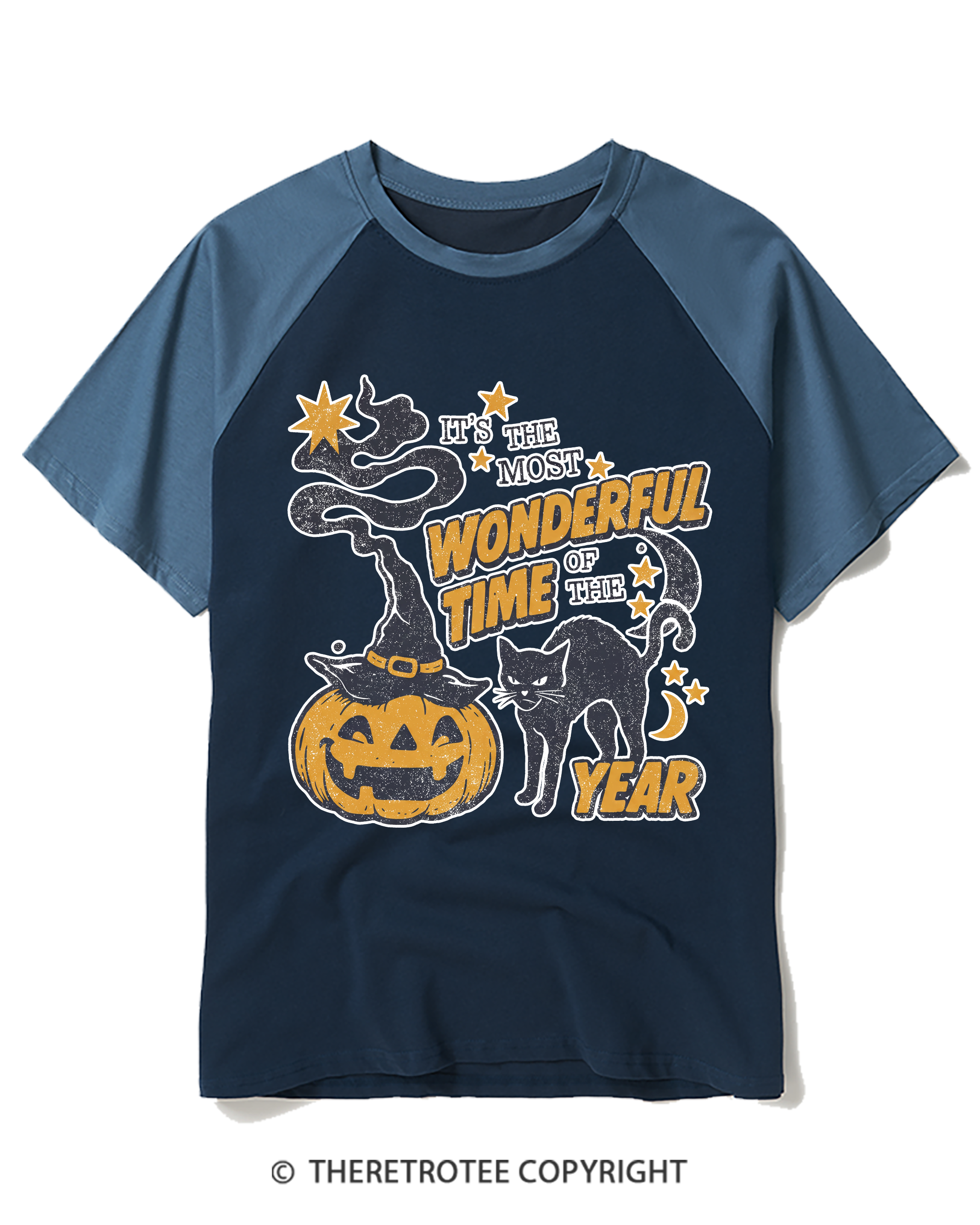 TheRetroTee It's The Most Wonderful Time Of The Year 1970s Raglan Baseball T-Shirt