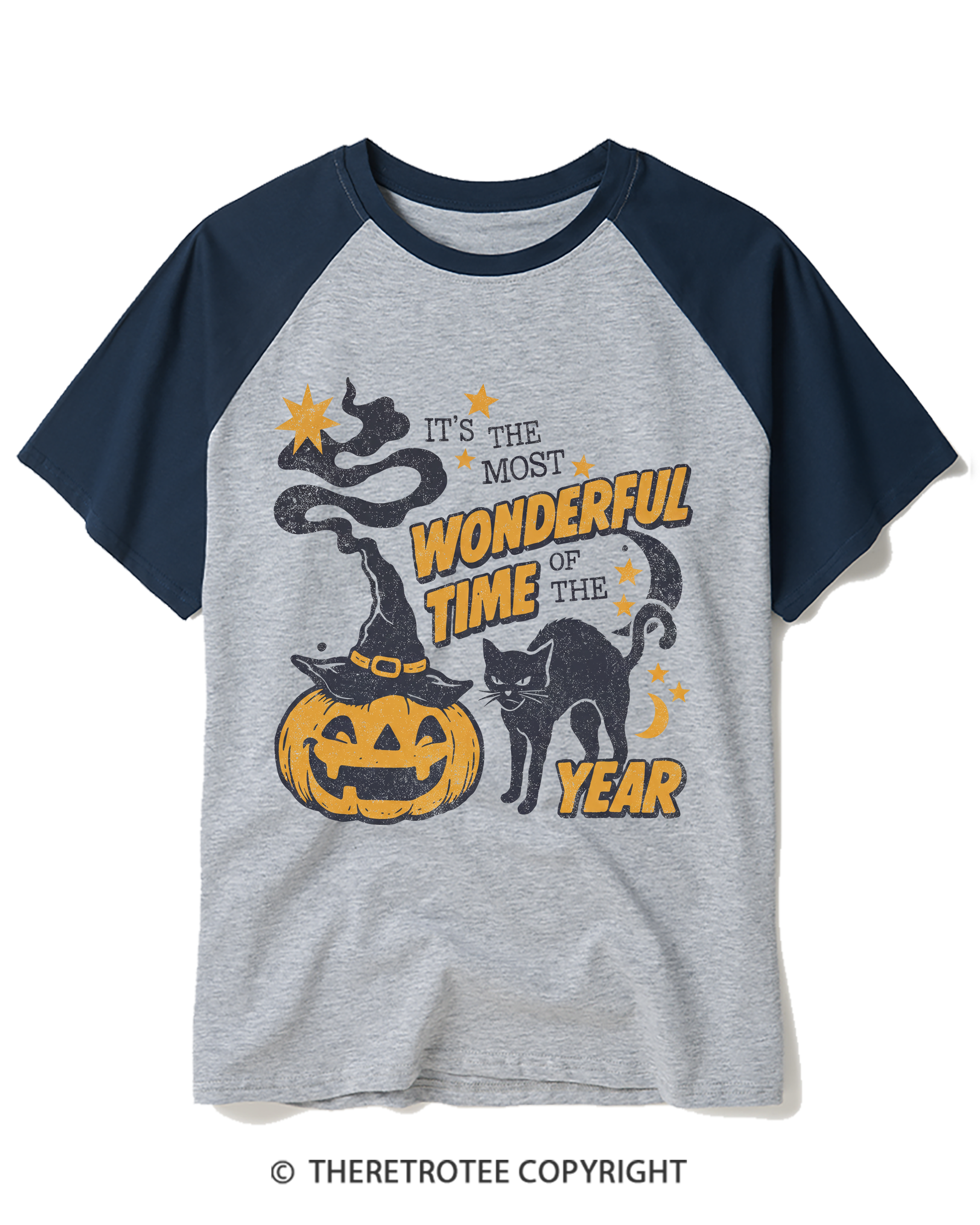 TheRetroTee It's The Most Wonderful Time Of The Year 1970s Raglan Baseball T-Shirt