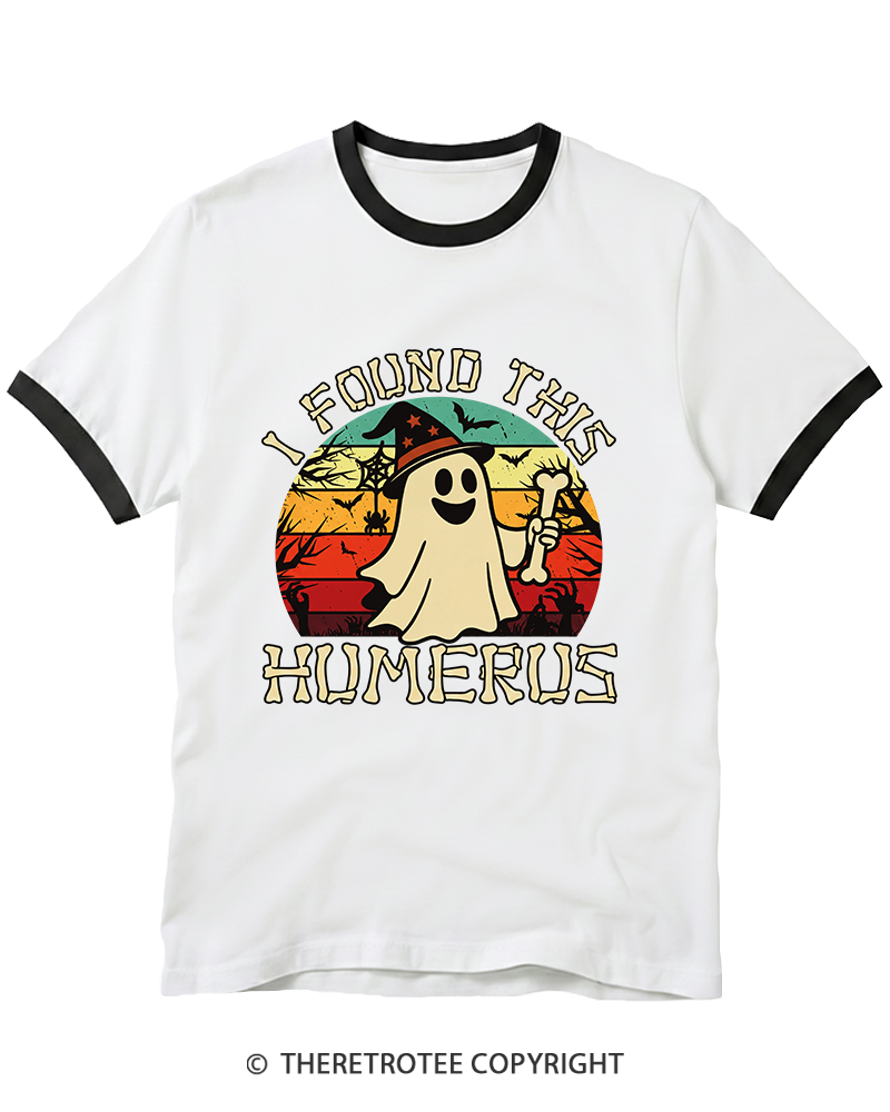 TheRetroTee I Found This Humerus 1970s Ringer T-Shirt