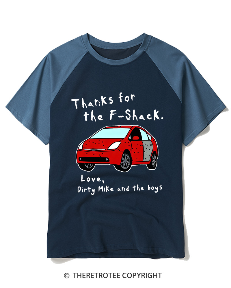 TheRetroTee Thanks For The F-Shack Raglan Baseball T-Shirt
