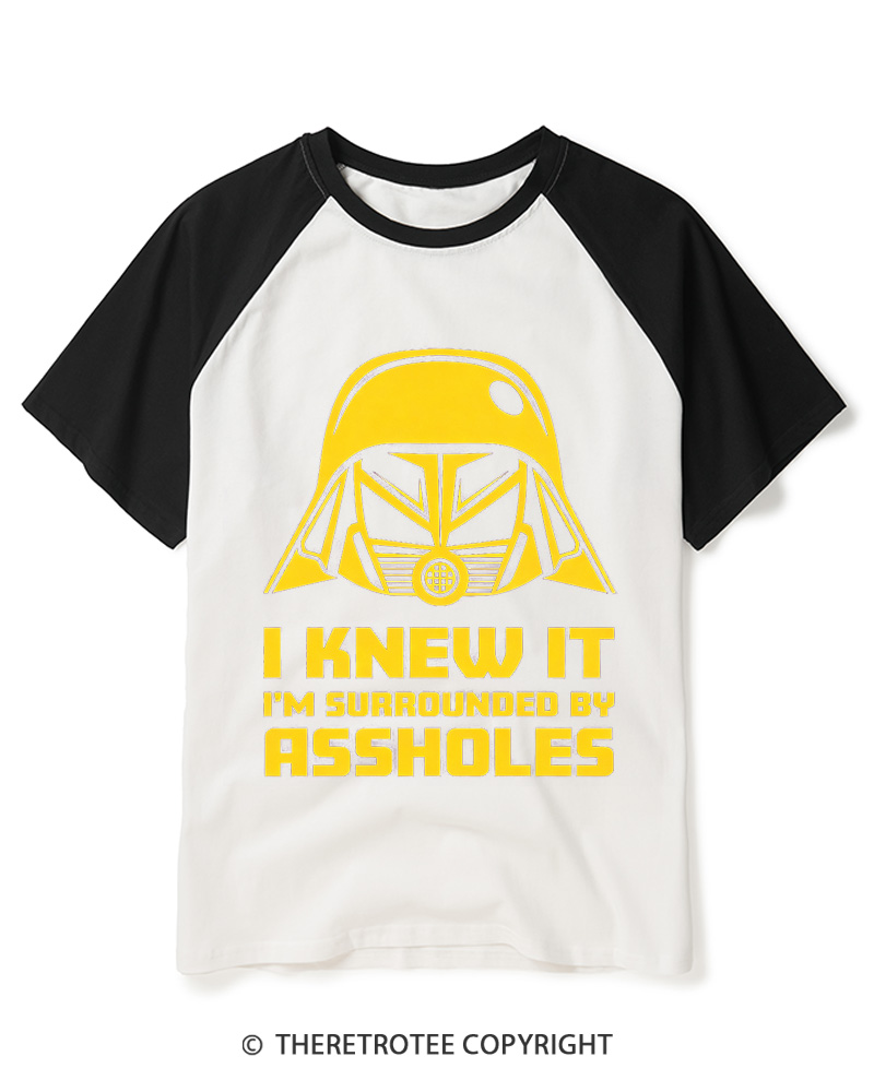 TheRetroTee Vintage Spaceballs 1987 Raglan Baseball T-Shirt