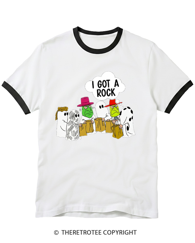 TheRetroTee I Got A Rock 1960s Ringer T-shirt