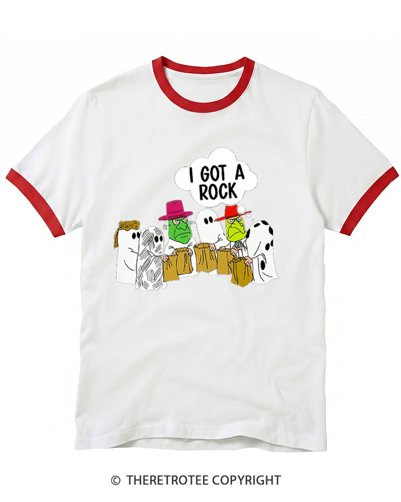 TheRetroTee I Got A Rock 1960s Ringer T-shirt