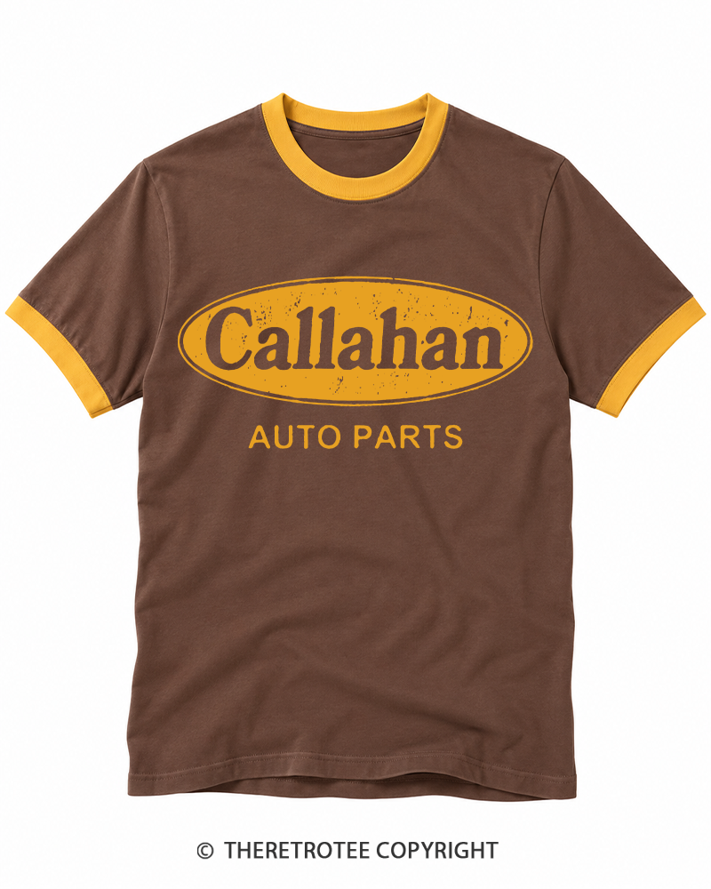 TheRetroTee Auto Parts 1990s Ringer T-shirt