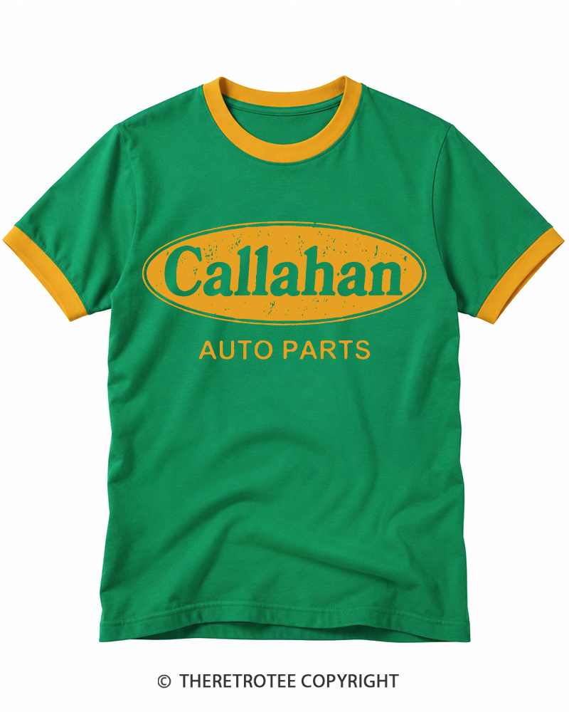 TheRetroTee Auto Parts 1990s Ringer T-shirt