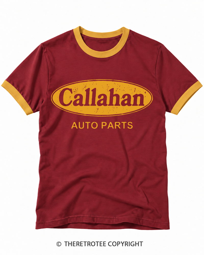 TheRetroTee Auto Parts 1990s Ringer T-shirt