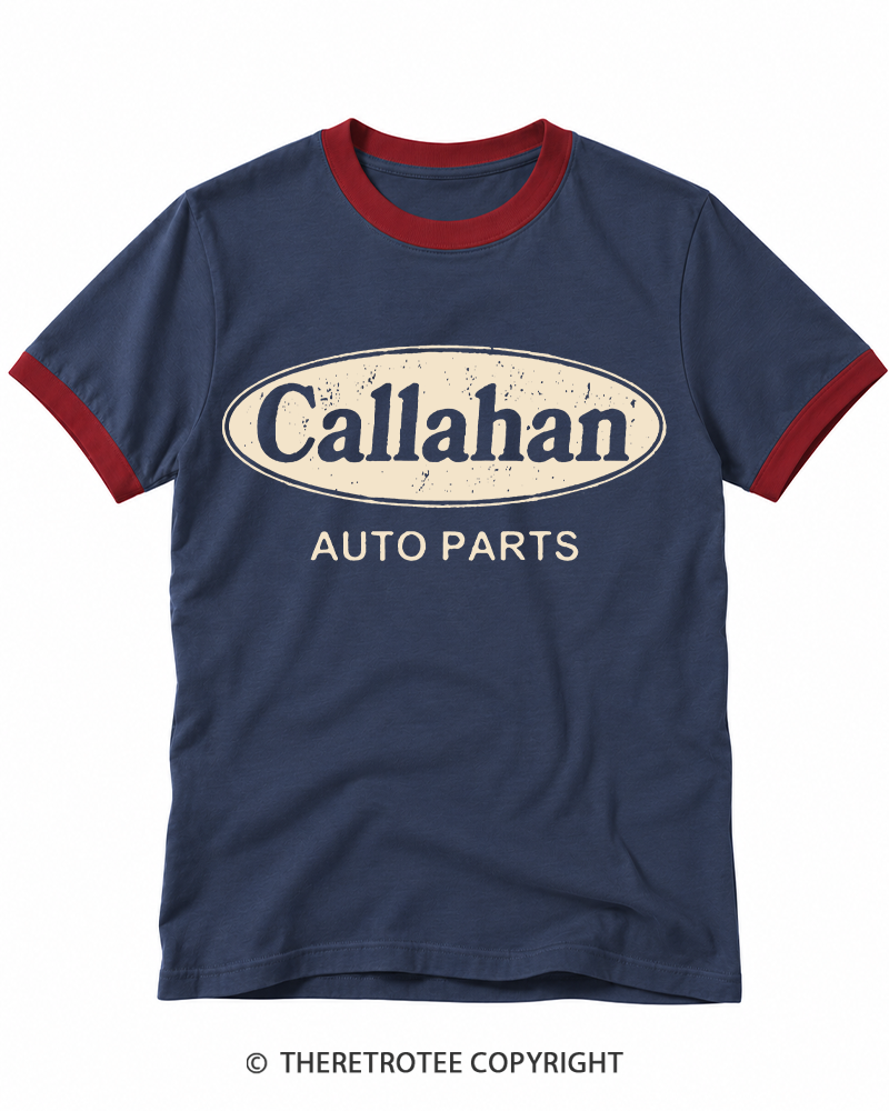 TheRetroTee Auto Parts 1990s Ringer T-shirt