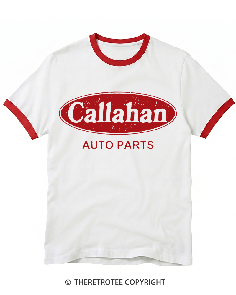 TheRetroTee Auto Parts 1990s Ringer T-shirt