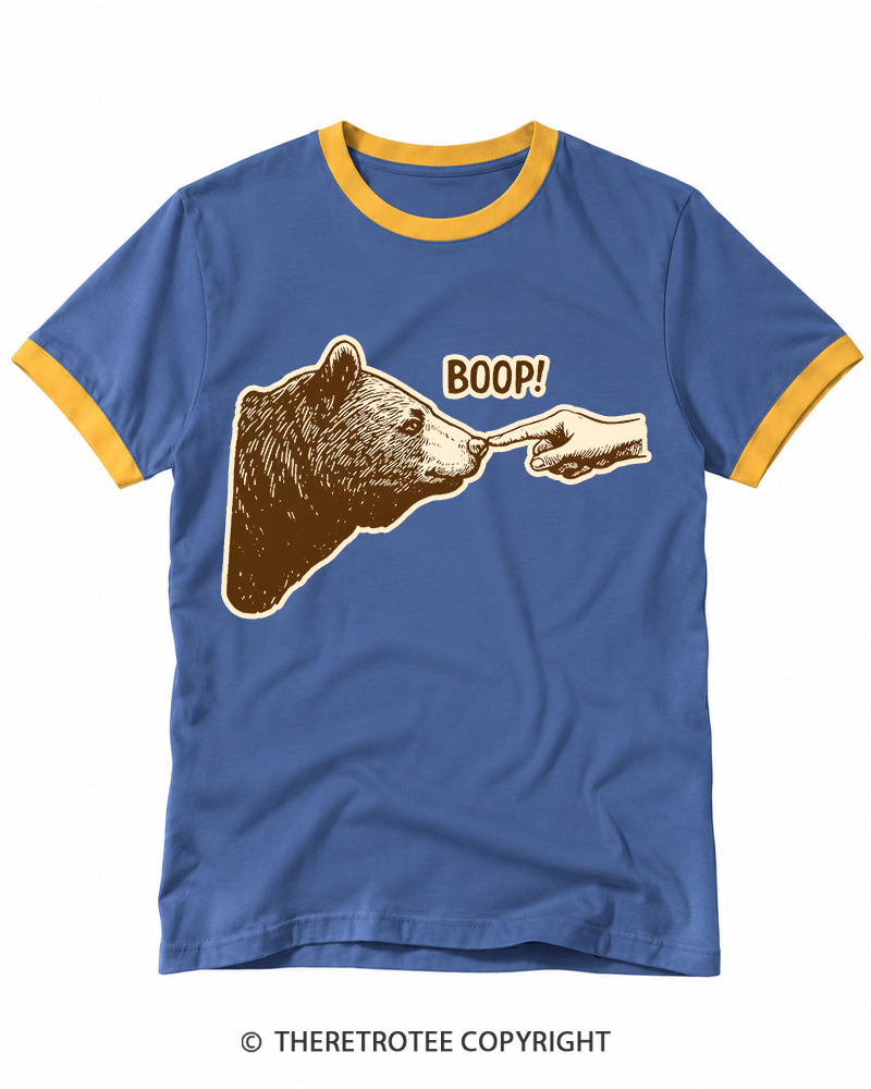TheRetroTee Boop 1990s Ringer T-shirt