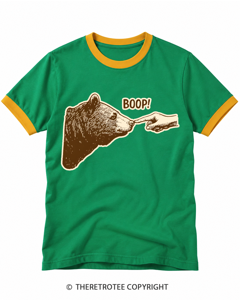 TheRetroTee Boop 1990s Ringer T-shirt