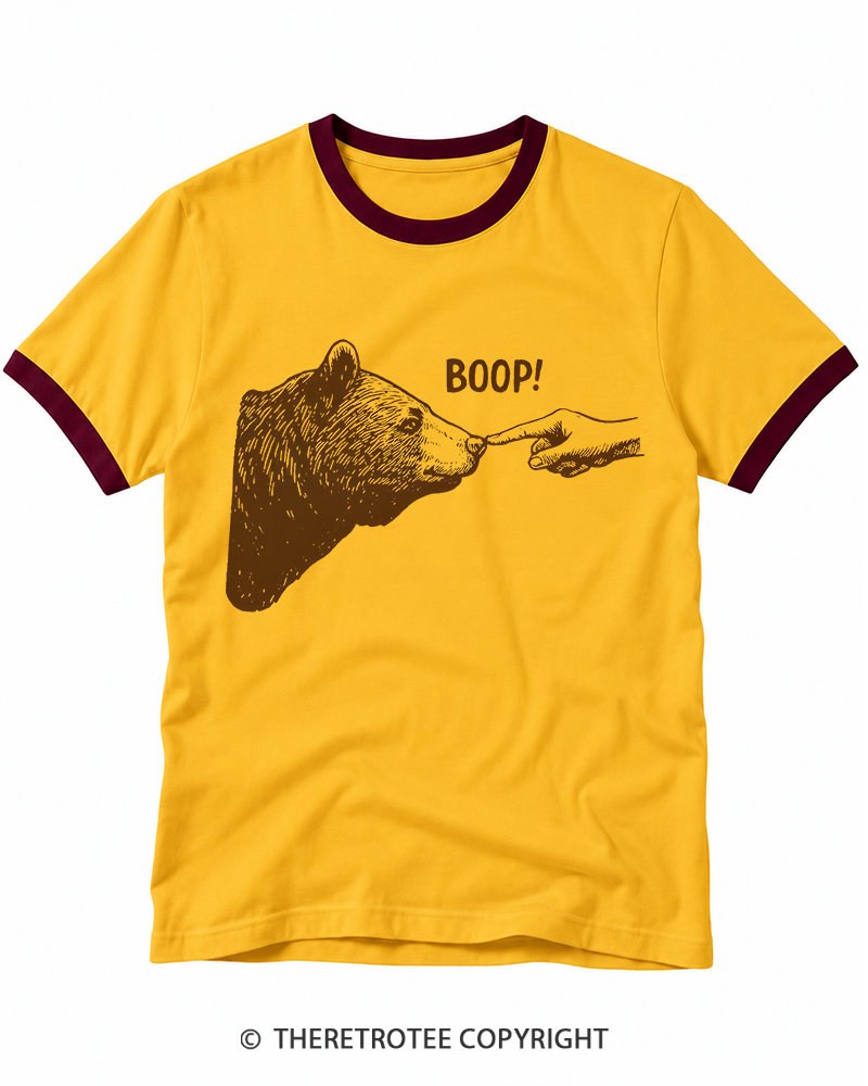 TheRetroTee Boop 1990s Ringer T-shirt