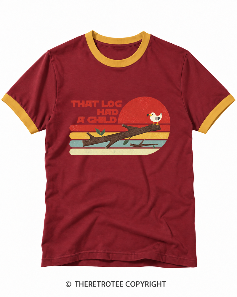 TheRetroTee Seagulls That LG Had A Child 1980s Ringer T-shirt