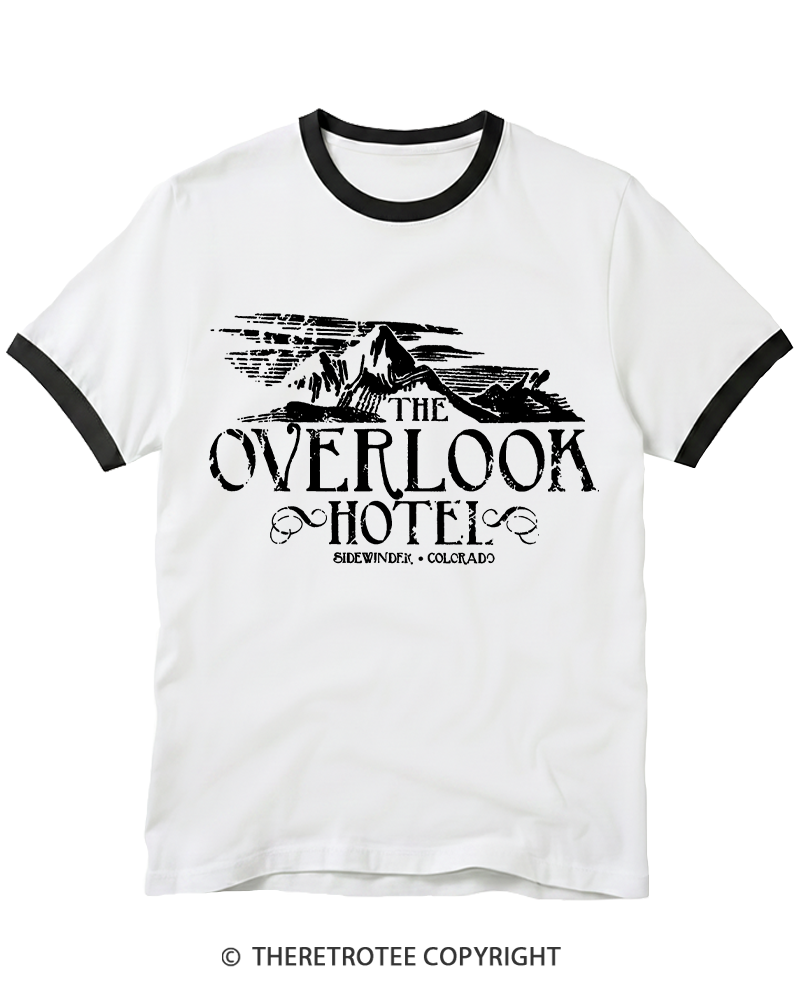 TheRetroTee The Overlook Hotel 1980s Ringer T-shirt