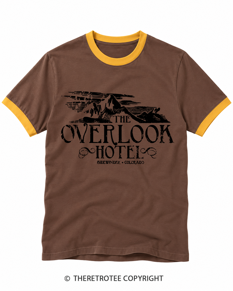 TheRetroTee The Overlook Hotel 1980s Ringer T-shirt