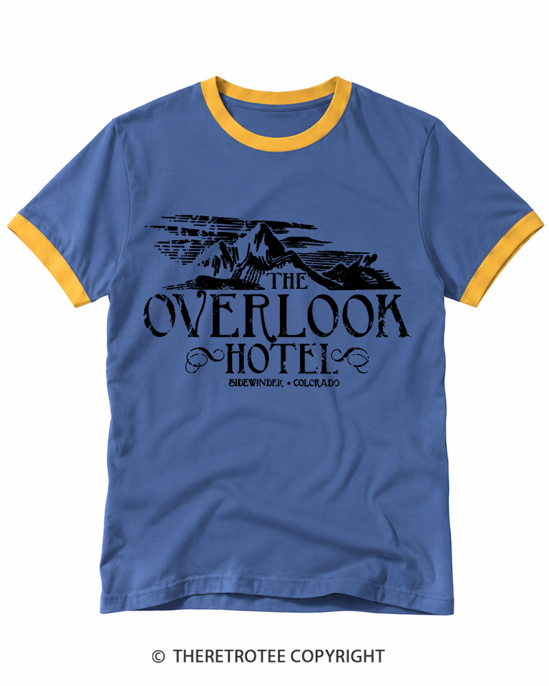 TheRetroTee The Overlook Hotel 1980s Ringer T-shirt