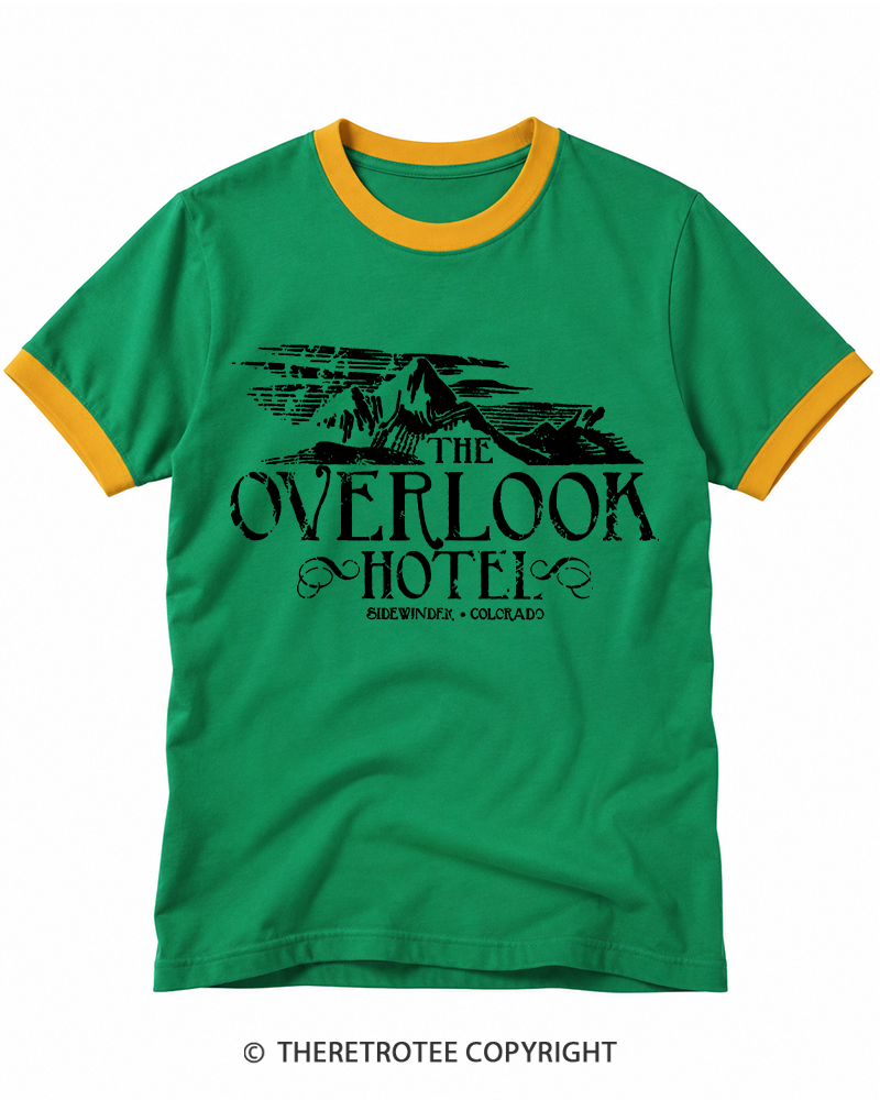 TheRetroTee The Overlook Hotel 1980s Ringer T-shirt