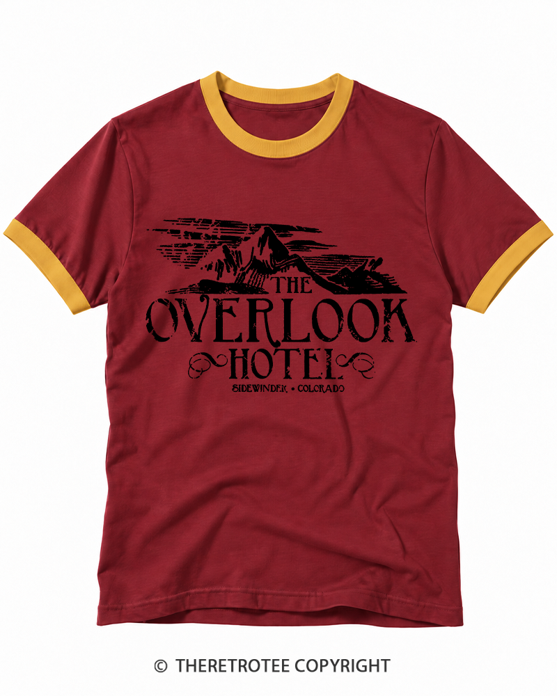 TheRetroTee The Overlook Hotel 1980s Ringer T-shirt