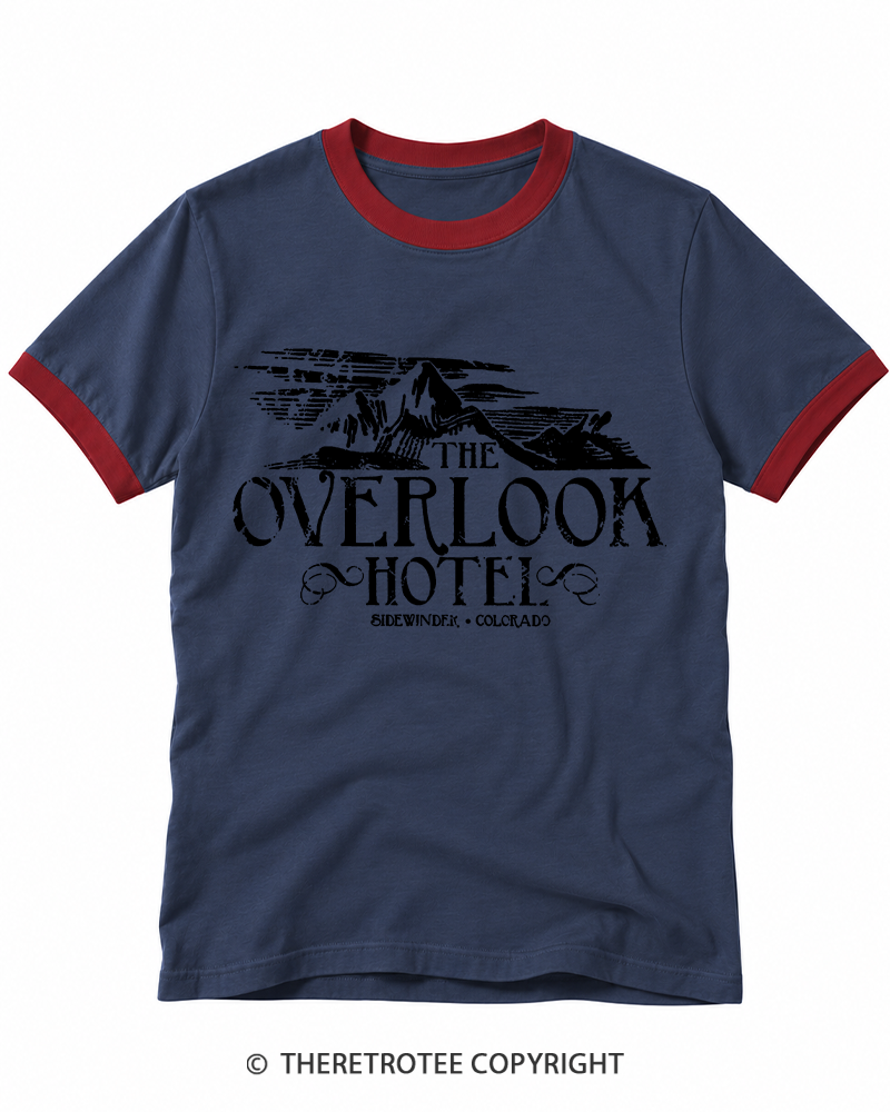 TheRetroTee The Overlook Hotel 1980s Ringer T-shirt