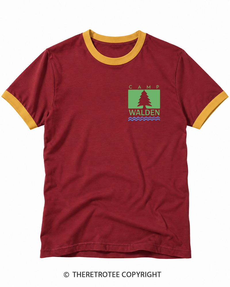 TheRetroTee 1980s Walden Nature Ringer T-shirt