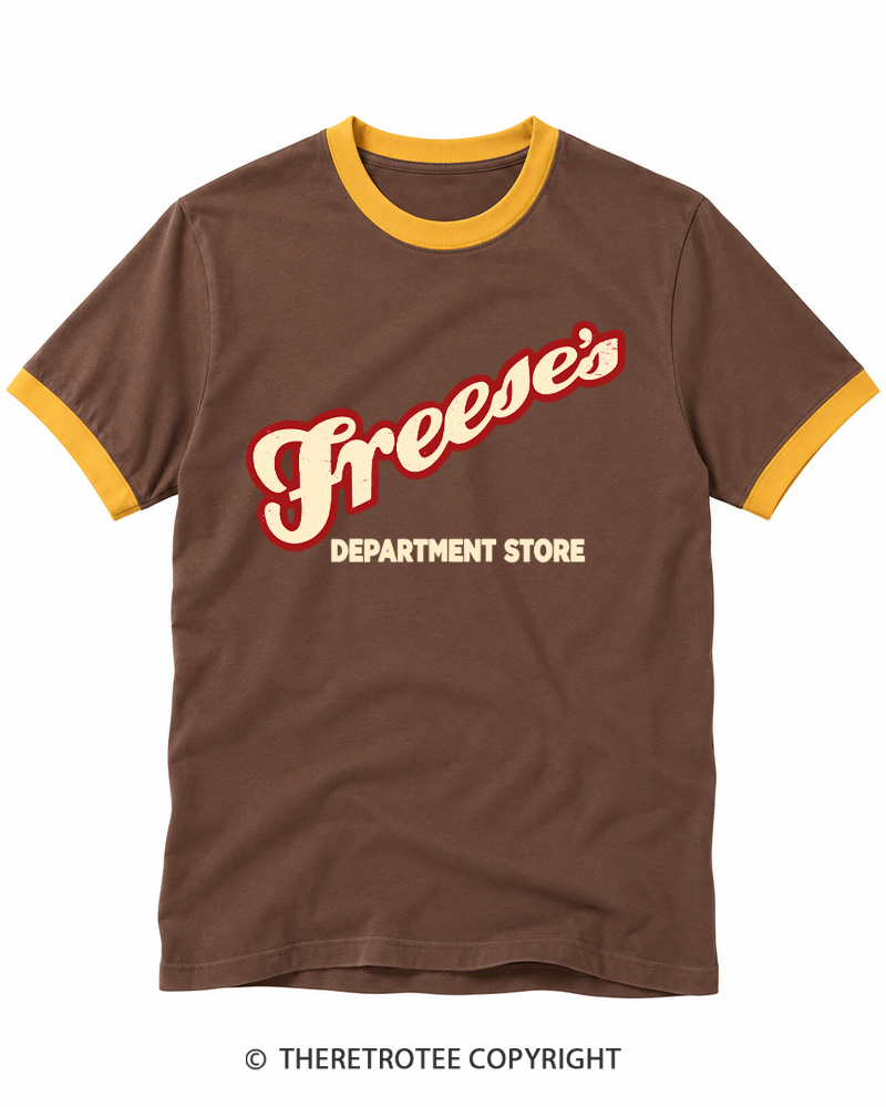 TheRetroTee Old Town Department Store Ringer T-shirt