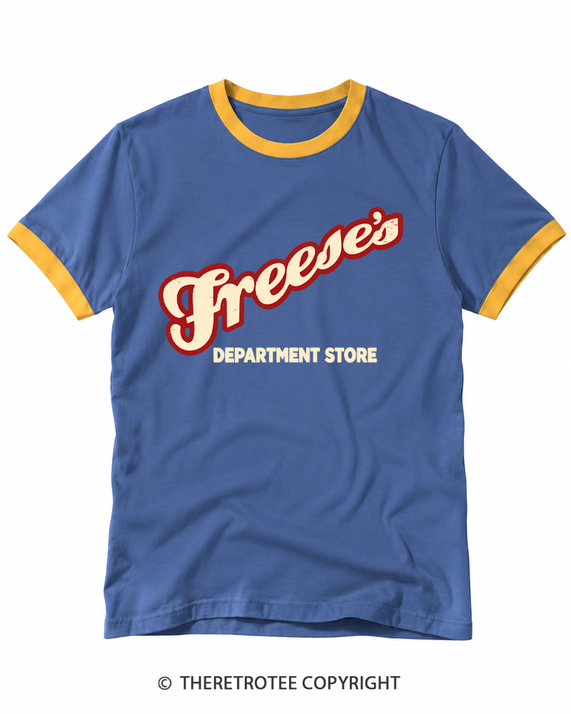 TheRetroTee Old Town Department Store Ringer T-shirt