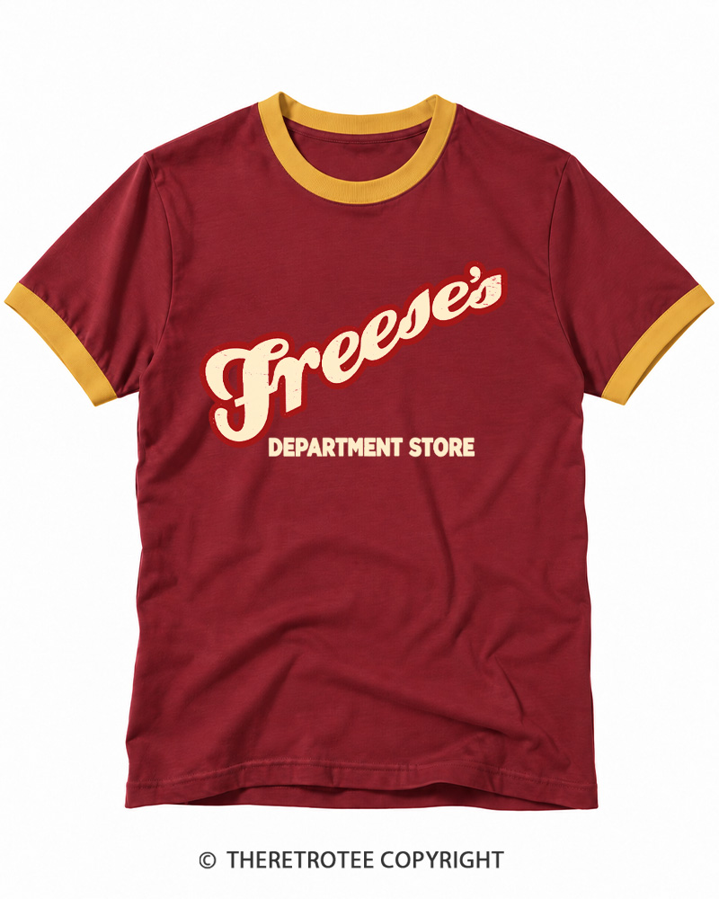 TheRetroTee Old Town Department Store Ringer T-shirt