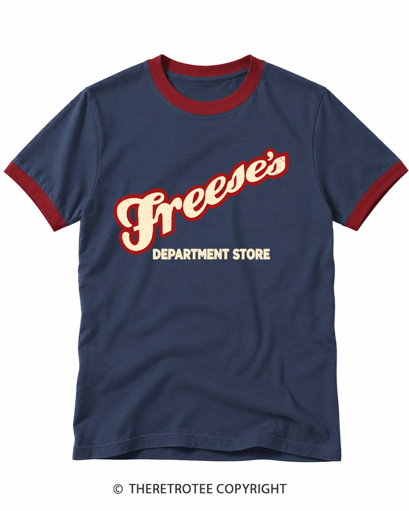TheRetroTee Old Town Department Store Ringer T-shirt