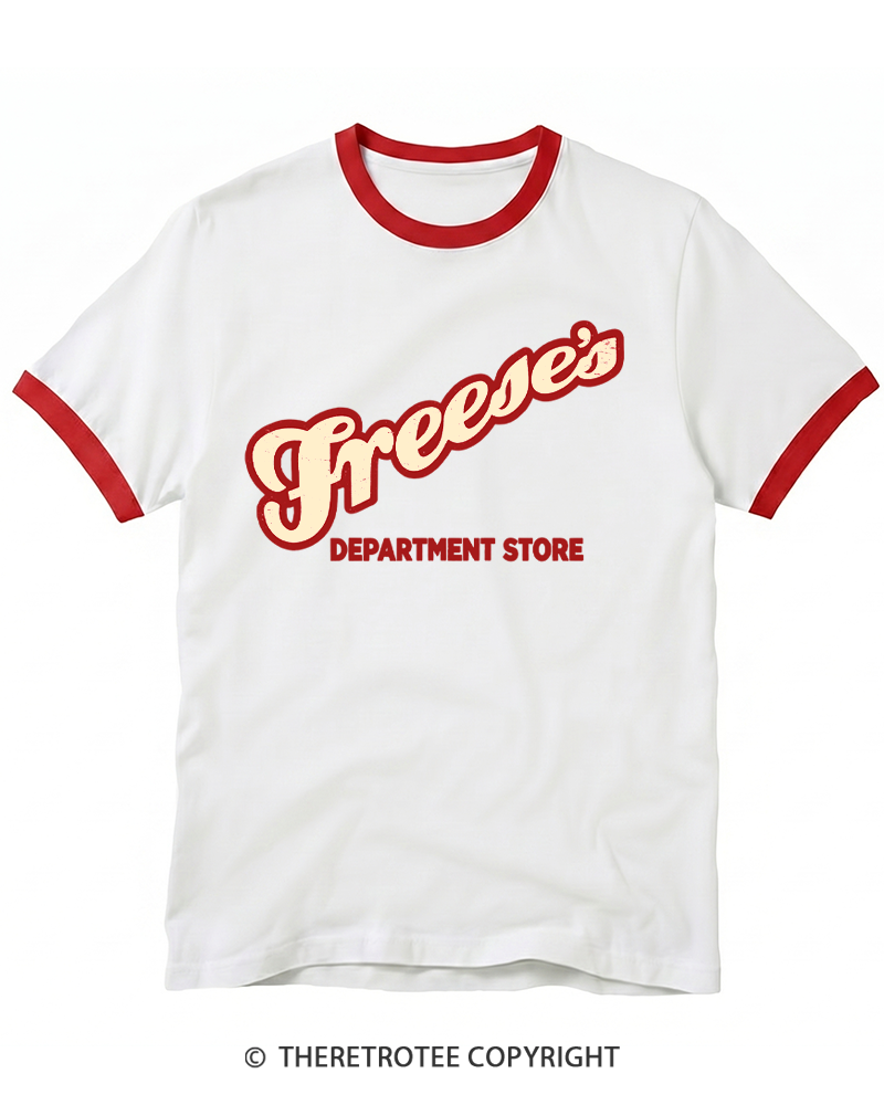 TheRetroTee Old Town Department Store Ringer T-shirt