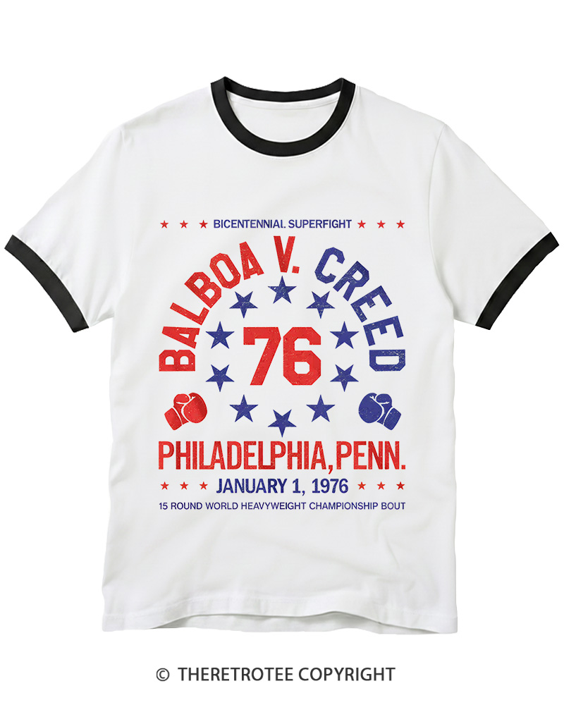 TheRetroTee American Dream 1970s Ringer T-shirt