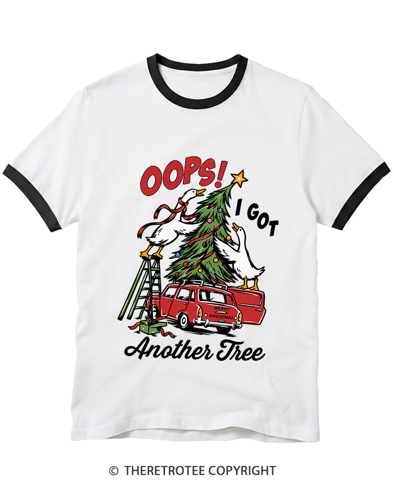 TheRetroTee I Got Another Tree 1980s Ringer T-Shirt