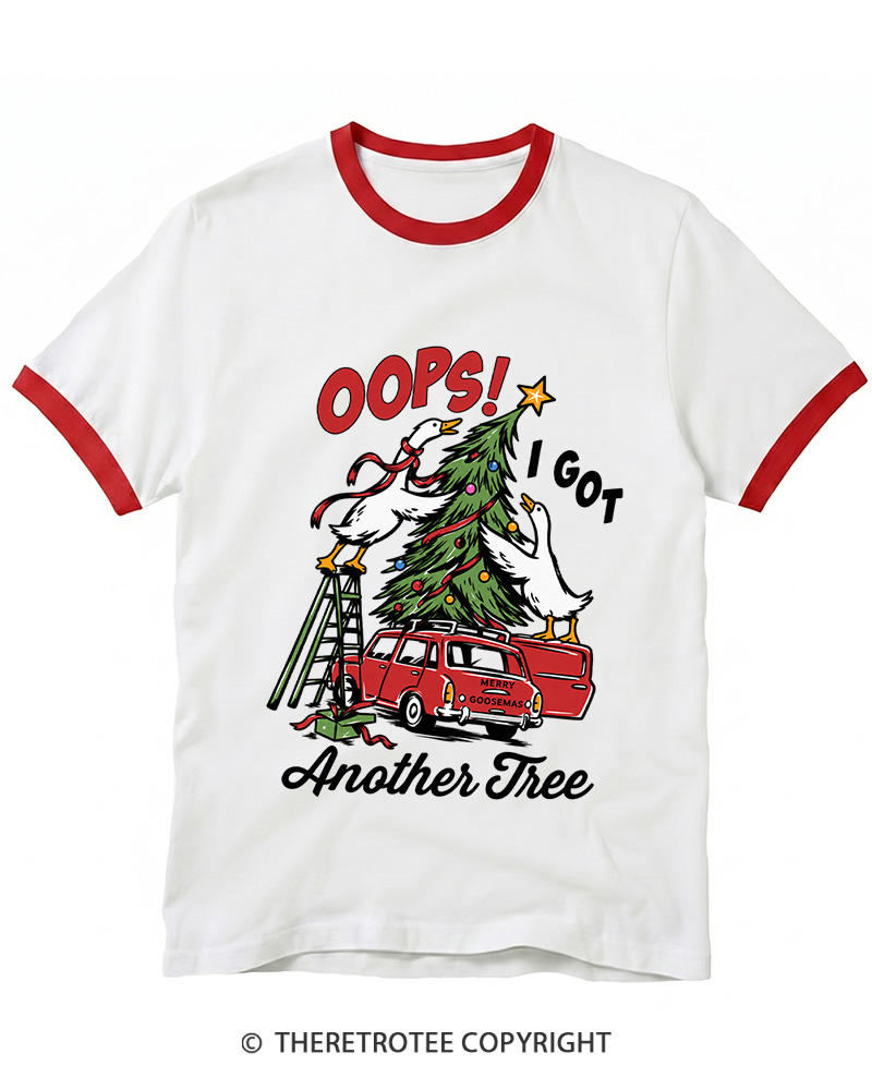 TheRetroTee I Got Another Tree 1980s Ringer T-Shirt