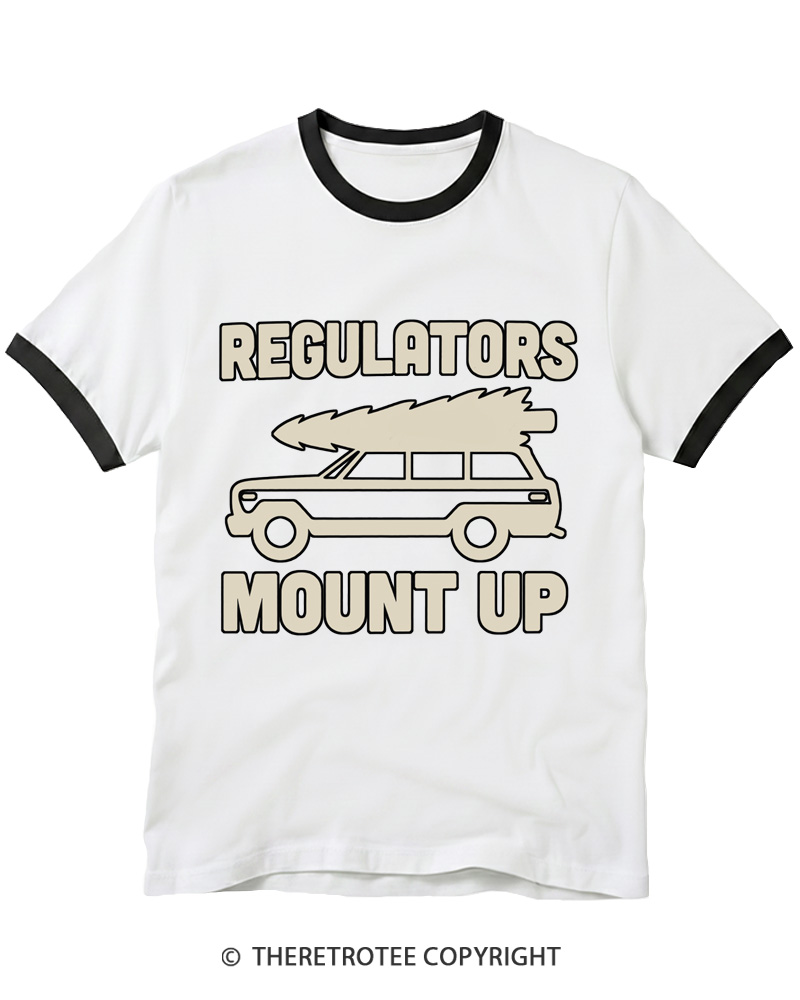 TheRetroTee Mount Up 1990s Ringer T-Shirt
