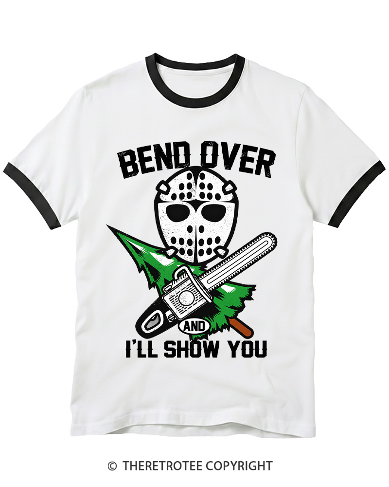 TheRetroTee I’ll Show You 1980s Ringer T-Shirt