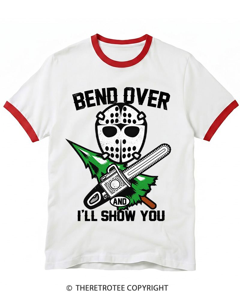 TheRetroTee I’ll Show You 1980s Ringer T-Shirt