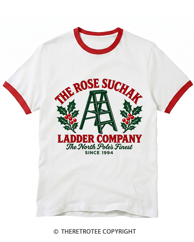 TheRetroTee The North Pole’s Finest 1990s Ringer T-Shirt