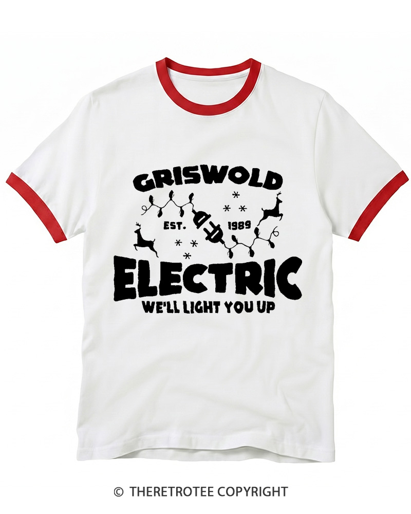 TheRetroTee We’ll Light You Up 1980s Ringer T-Shirt