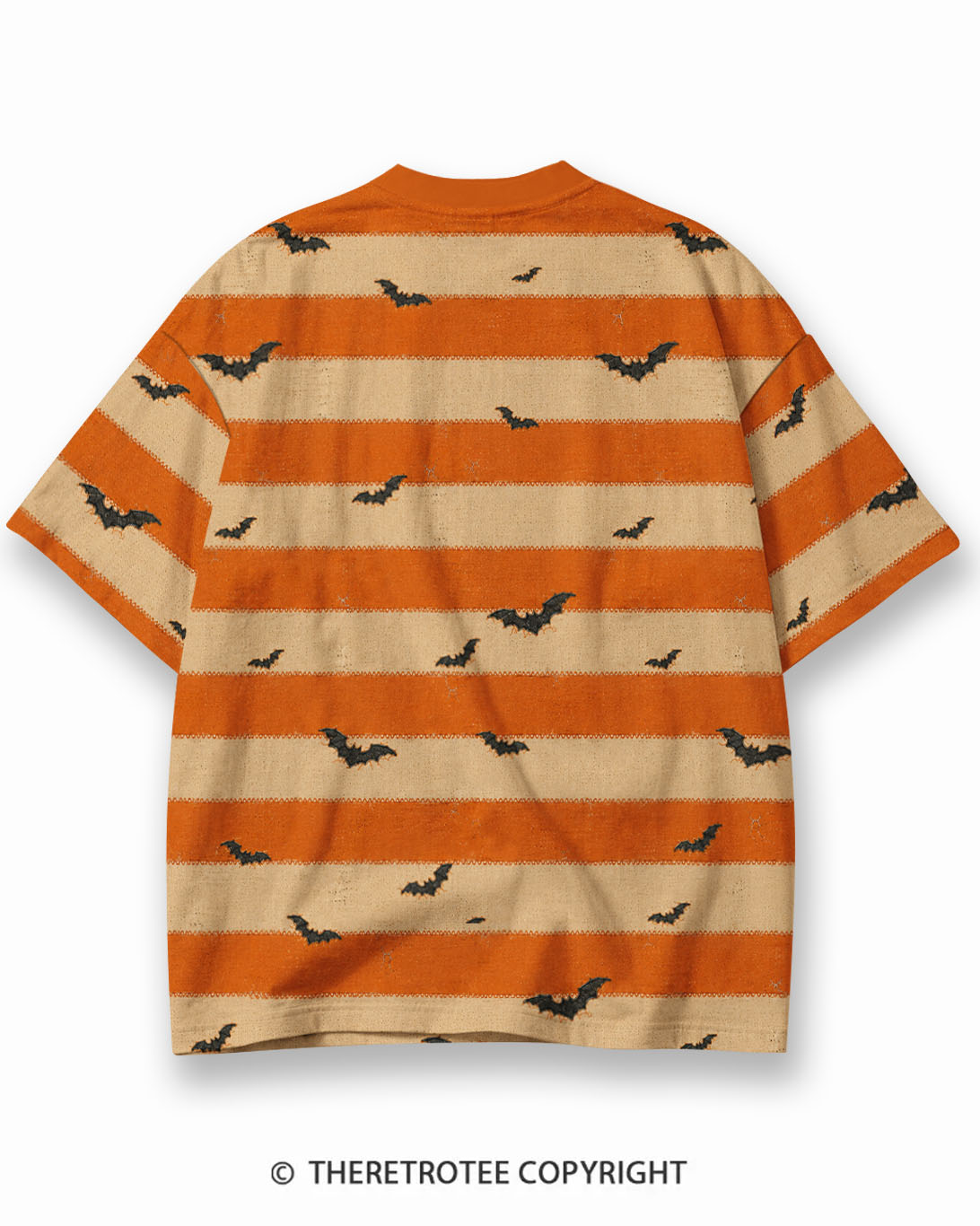 TheRetroTee XXX Eco Oversized Striped Ringer T-Shirt