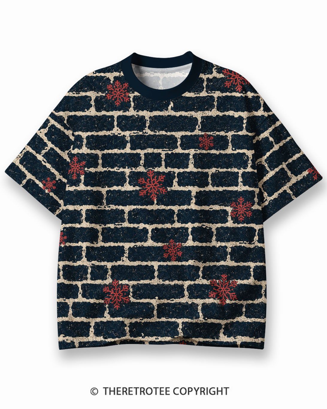 TheRetroTee XXX Eco Oversized Striped Ringer T-Shirt