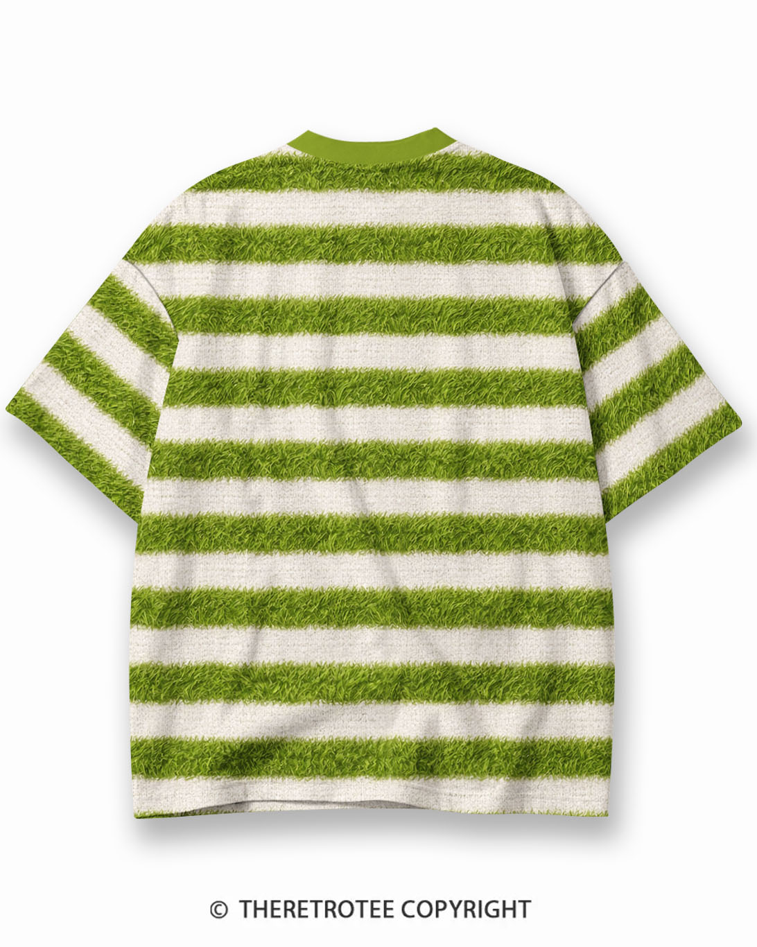 TheRetroTee XXX Eco Oversized Striped Ringer T-Shirt