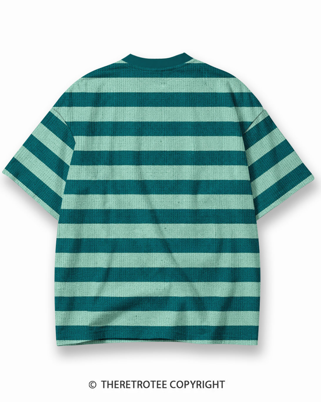 TheRetroTee XXX Eco Oversized Striped Ringer T-Shirt